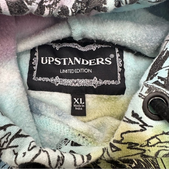 Upstanders Limited Edition Mens Hoody Sweatshirt Size XL Comics Graphics Art - Picture 10 of 12